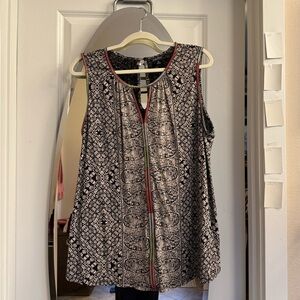 Lucky Brand sleeveless top. 1X